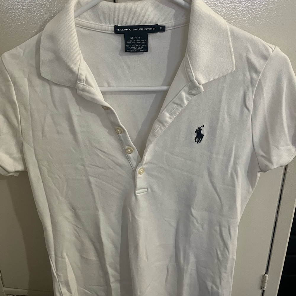 Ralph Lauren White Polo Shirt